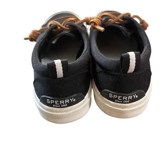 Sperry Women's Black 6 Pier Wave Casual Low top Slip on Sneaker size 8.5 - Picture 5 of 9